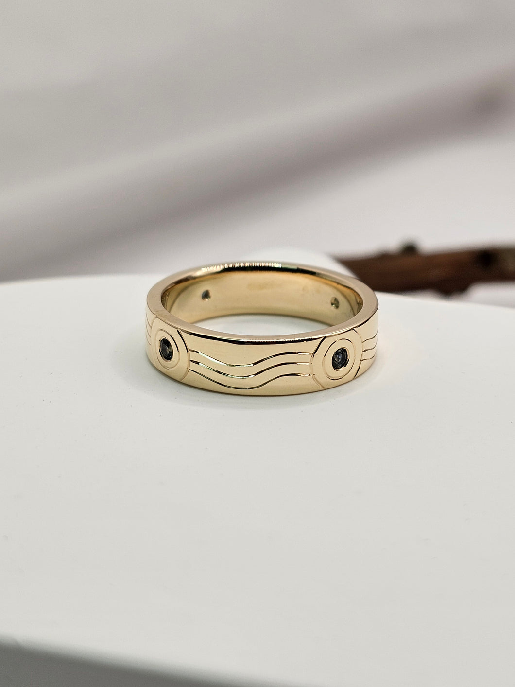 Waterholes men's ring