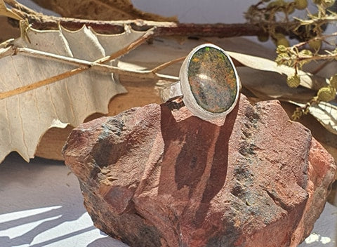 Opal egg ring